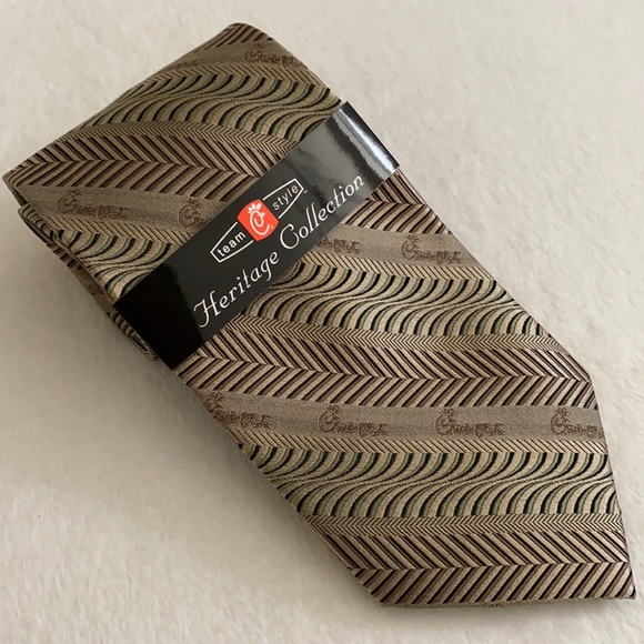 {NWT} Chick-fil-A Team Style | Heritage Collection Houston Texas TX Silk Tie - Picture 1 of 15